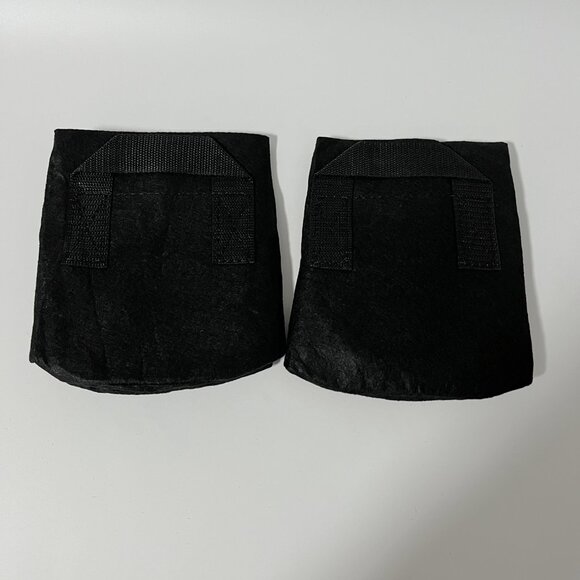 2 Pcs Non Woven Thickened Black Fabric Grow Bags Planting Pot With Double Handle - Picture 3 of 3